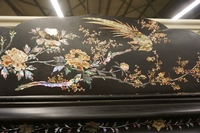 Chinese style Vitrine in laquered wood, France 19th century