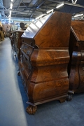 Chippendale style Desk in walnut, Holland mid 20th C.