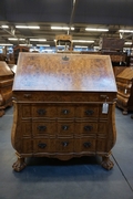 Chippendale style Desk in walnut, Holland early 20th C.