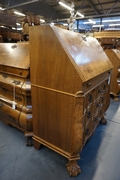 Chippendale style Desk in walnut, Holland early 20th C.