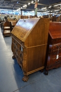 Chippendale style Desk in walnut, Holland early 20th C.