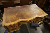 Chippendale style walnut writing table Around 1900