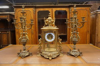 Clock set 19th Century