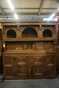 Cupboard in oak, England 19th century