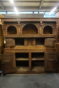 Cupboard in oak, England 19th century