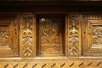 Cupboard in oak, England 19th century