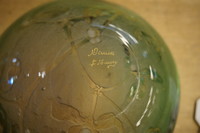 Daum signed glass bowl Around 1900