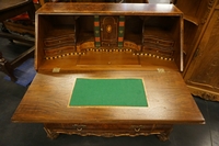 style Desk in walnut, Holland first half 20th Century