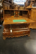 style Desk in walnut, Holland first half 20th Century