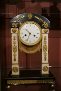 Directoire style Clock in marble, France last part 18th C.