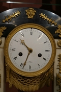 Directoire style Clock in marble, France last part 18th C.