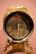 Directoire style Clock in gilded bronze and marble, France last part 18th C.