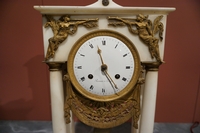 Directoire style Clock in marble, France last part 18th C.