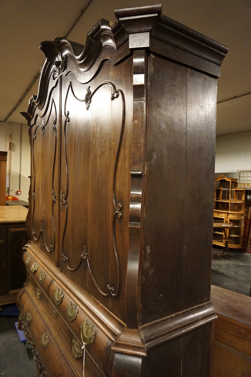 Dutch oak cabinet