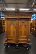 Dutch oak Renaissance style cabinet 19th Century