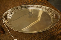 Dutch silver tray made by van Kempen Around 1900