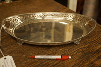 Dutch silver tray made by van Kempen Around 1900