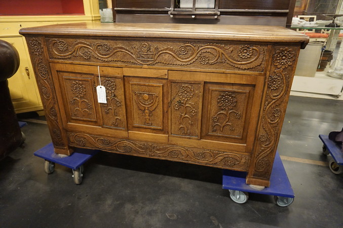 Early 18th century trunk, dated