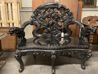 Early 20th century Chinese bench, 130x58x115H cm 
