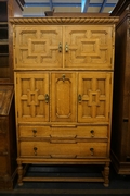 Edwardian style Liquor cabinet in oak, England  early 20th C.