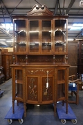 Edwardian style Vitrine in mahogany, England 19th century