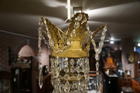 Empire style Chandelier in bronze and crystal , France around 1800