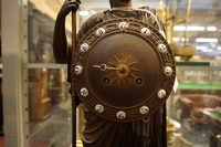 Empire style Clock in bronze, France early 19th C.
