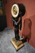 Empire style Clock in bronze, France around 1800