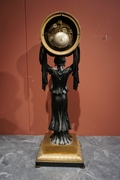 Empire style Clock in bronze, France around 1800