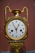 Empire style Clock in gilded bronze, France Early 19th Century