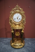 Empire style Clock in gilded bronze, France Early 19th Century