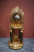 Empire style Clock in gilded bronze, France Early 19th Century