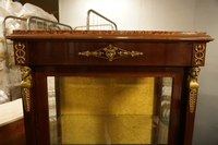 Empire style Vitrine in mahogany, France around 1900