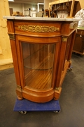 Empire style vitrine in mahogany, France 2nd half 19th Century