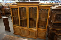 English breakfront bookcase 19th Century