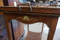 English inlaid tea table Around 1900