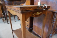 English inlaid tea table Around 1900