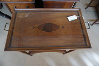 English inlaid tea table Around 1900