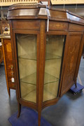 English inlaid vitrine Around 1900