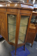 English inlaid vitrine Around 1900