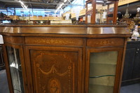 English inlaid vitrine Around 1900