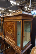 English inlaid vitrine Around 1900