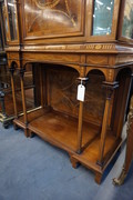 English inlaid vitrine Around 1900