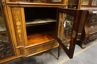 English inlaid vitrine Around 1900