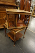 English mahogany revolving bookstand Around 1900