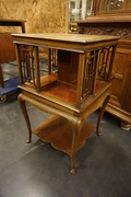 English mahogany revolving bookstand Around 1900