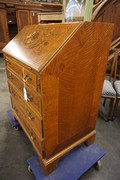 English painted satinwood desk Early 20th Century