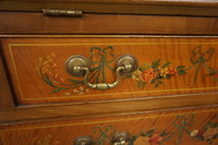 English painted satinwood desk Early 20th Century