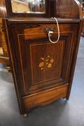 English rosewood coalbox 19th Century