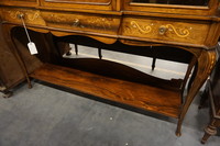 English rosewood inlaid buffet 19th Century